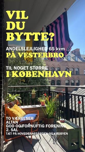 Andelsbolig i Vesterbro, billede 1