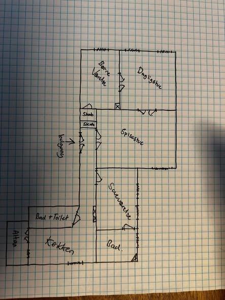 Andelsbolig på 125 m², Indre By, billede 2