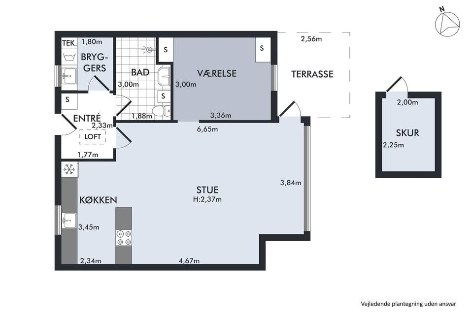 Andelsbolig på 71 m², Næstved, billede 4