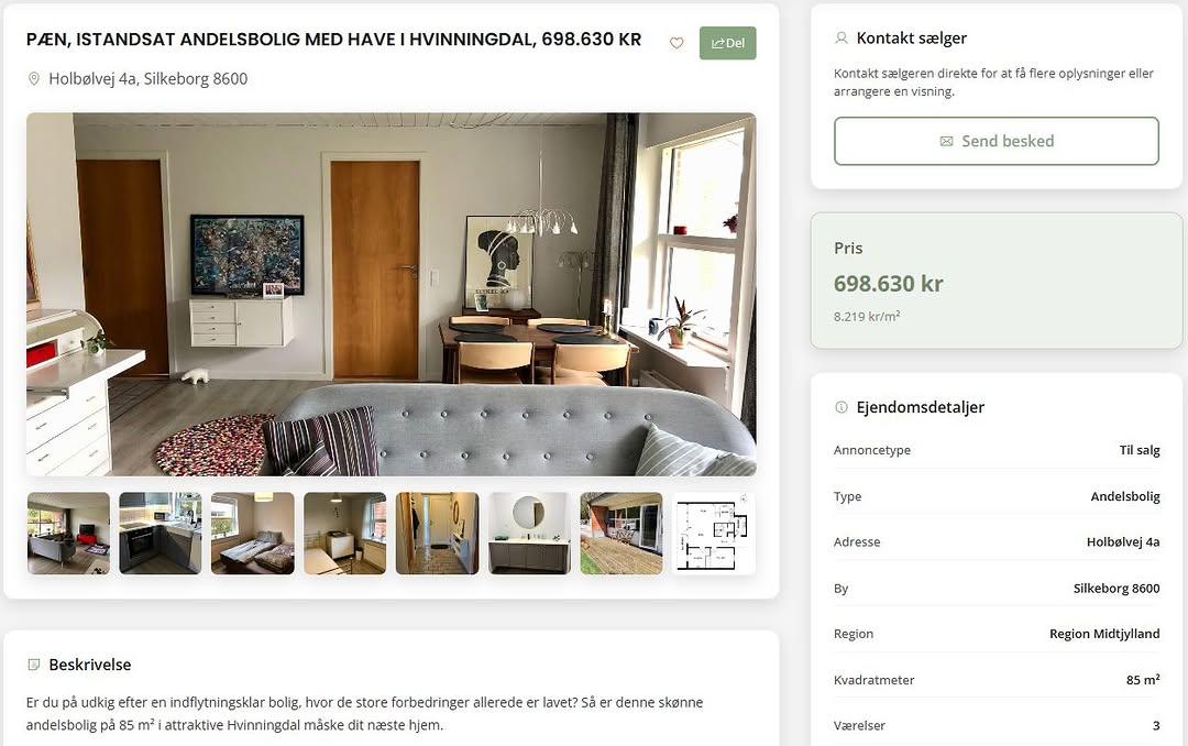 Andelsbolig i Silkeborg, billede 1